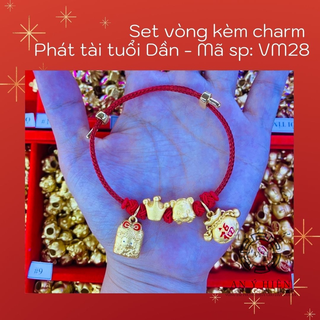 SET charm Phát tài tuổi Dần VM28 ( An Ý Hiên)