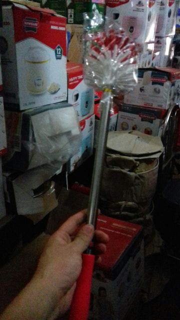 Cọ tròn cán inox nhựa song long