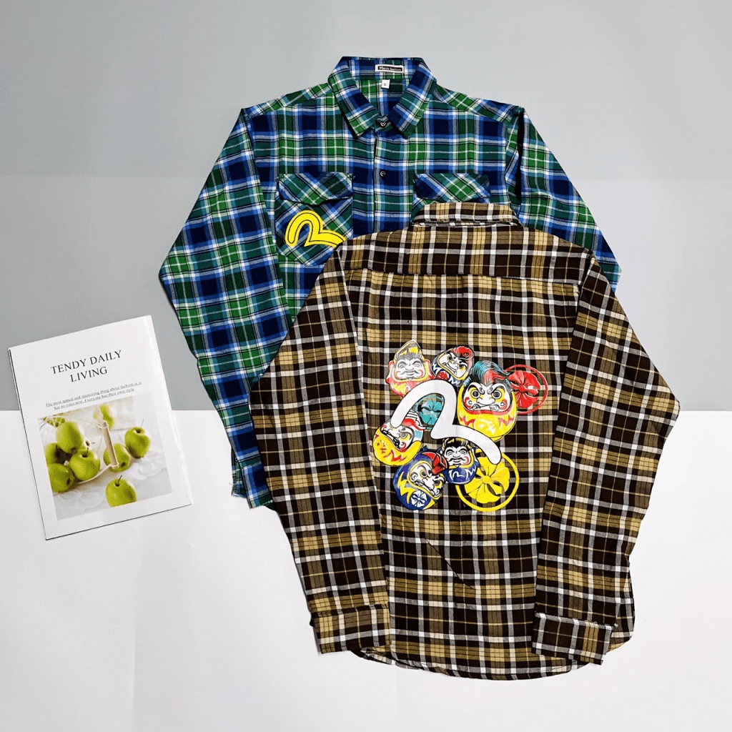 SIỂU PHẨM ÁO SƠ MI CARO EVISUS TAY DÀI NAM TÍNH LỊCH LÃM HOT TREND THỊNH HÀNH NĂM NAY- CÓ VIDEO SHOP TỰ QUAY- CAM KẾT Y