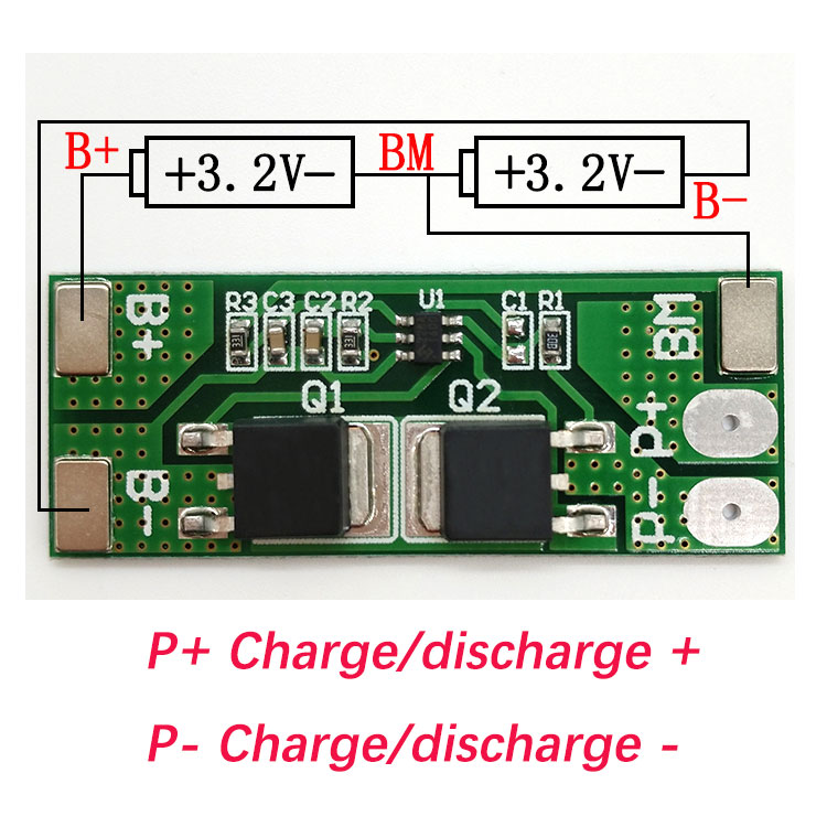 Bo Mạch Bảo Vệ Pin Li-Ion 7.4v 8.4v 18650 Bms Pcm 15a 8a Tiện Dụng