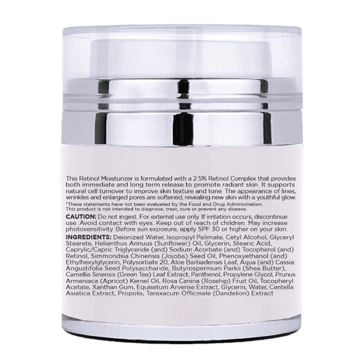 [Date 02/2025]Kem dưỡng ẩm chống lão hoá Radha Beauty Retinol Moisturizer Miracle Cream 50ml USA