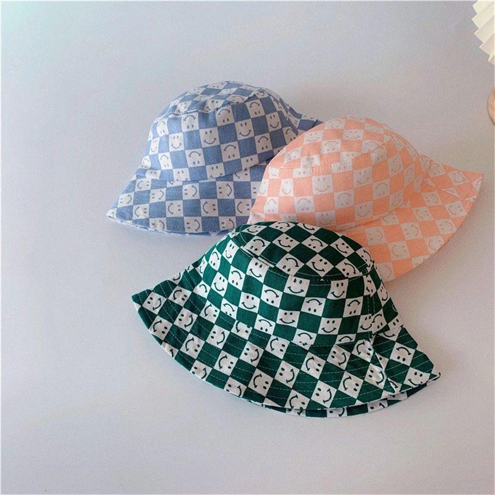 Mũ Tai Bèo Chống Nắng In Họa Tiết Mặt Cười Thời Trang Đi Biển Cho Bé Gái
