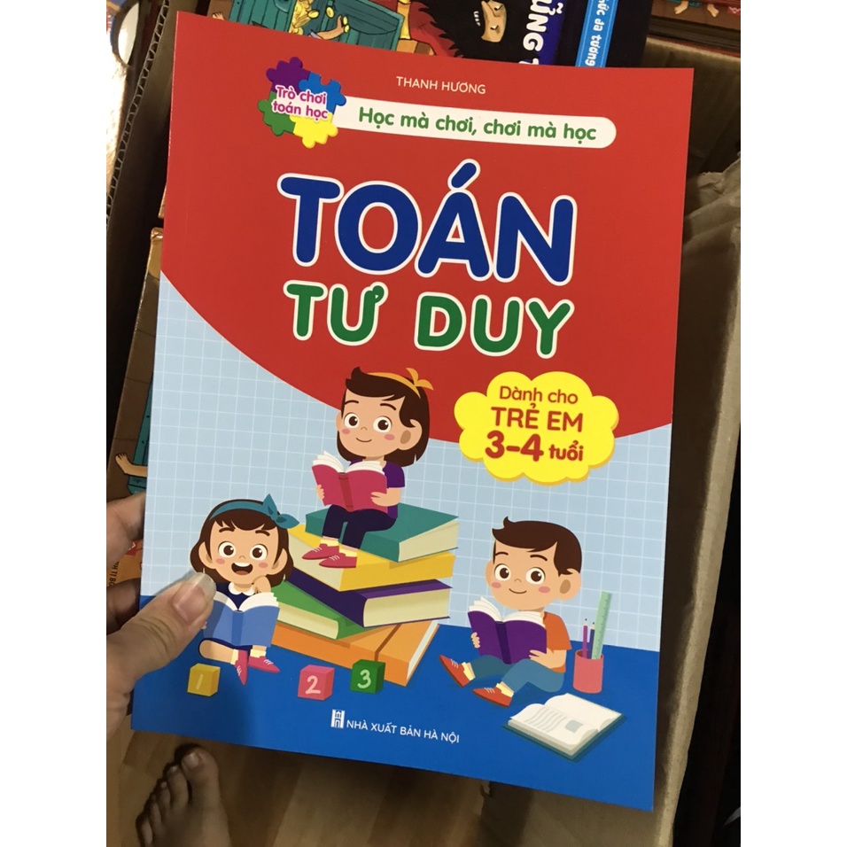 Sách - Toán Tư Duy Dành Cho Trẻ Em 3 - 4 tuổi - Trò chơi toán học