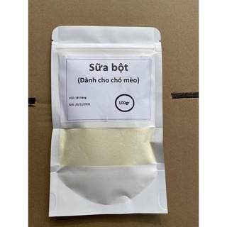 Sữa bột 100gr Sữa cho chó mèo thú cưng dạng bột (Bio milk new)