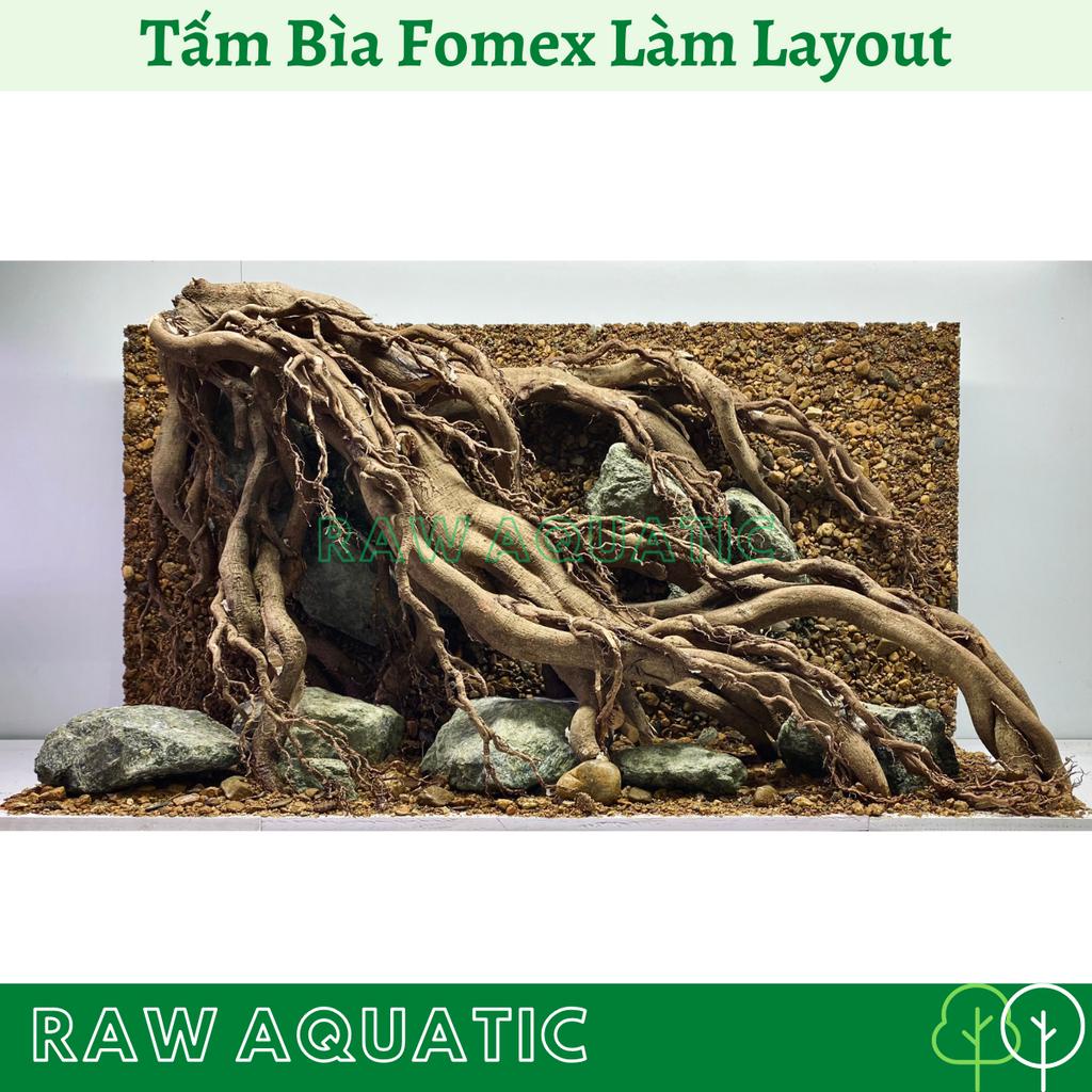 Tấm Bìa Fomex Dày 10mm Làm Đế Dán Layout Hồ Thủy Sinh