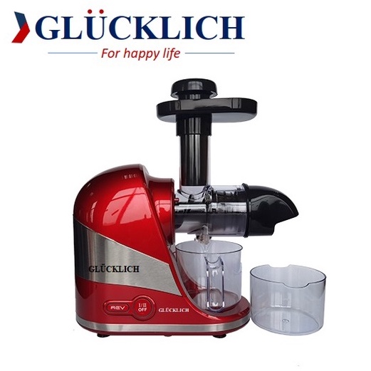 (chính hãng) Máy ép hoa quả trục ngang GLUCKLICH- Thương hiệu GLÜCKLICH của Đức- chuyên gia ép rau -LazyChef-LORENTE