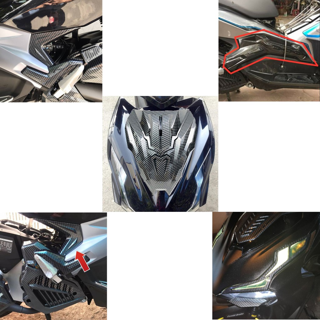 Ốp Carbon AirBlade 2020 - Full bộ ốp nhựa Carbon Ab 2020 Greennetworks