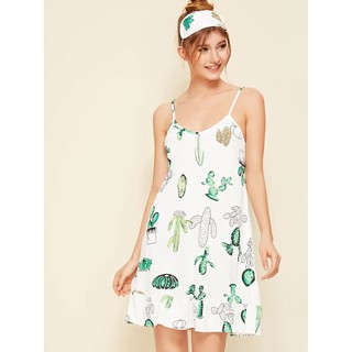 Cactus In Cami Dress Với Mặt nạ mắt