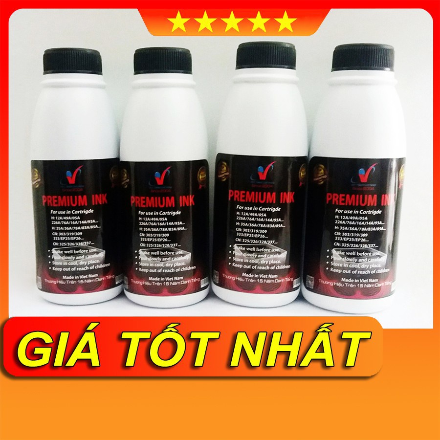 Mực nạp cho máy in HP1100, HP 1010, HP 1320, Canon 2900, Canon 3300
