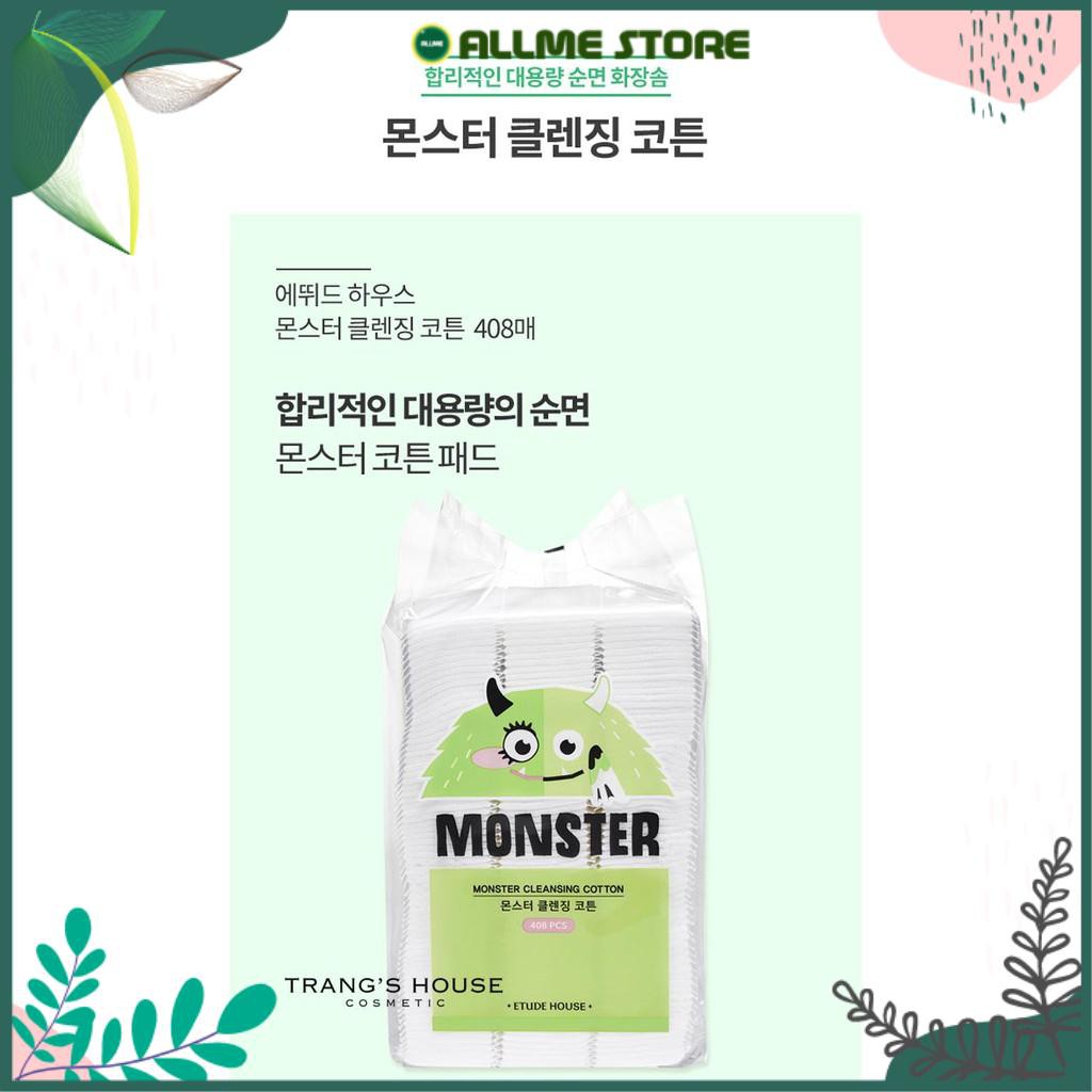 ALLME -  Bông tẩy trang Etude House Monster Cleansing