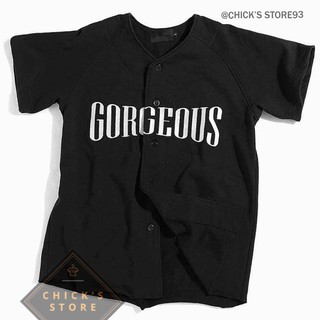 Áo bóng chày Baseball GORGEOUS (Màu đen) - Chick's Store