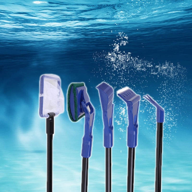 Bộ Dụng Cụ Vệ Sinh Bể Cá Cảnh 5 Trong 1 - Bộ Vệ Sinh Cá Cảnh 5 in 1