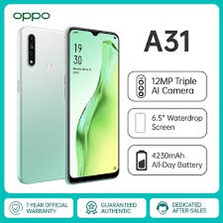 điện thoại OPPO A31 (2020) mới Chính Hãng (6GB/128GB) Fullbox, CHIẾN GAME NẶNG MƯỢT - Bảo hành 12 Tháng