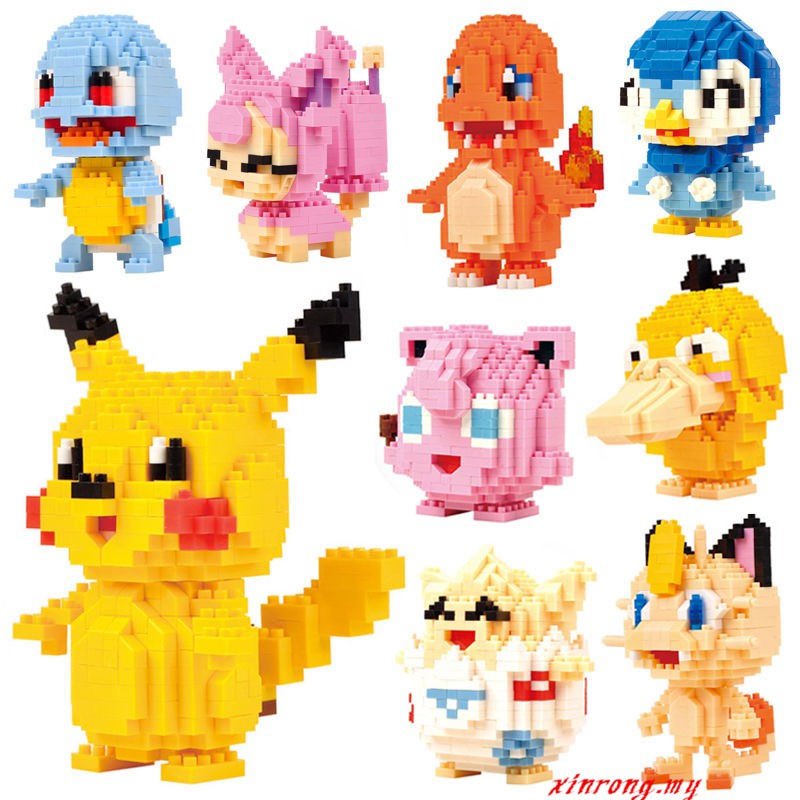 Bộ đồ chơi lắp ráp nhân vật Lego Pokemon mini chất lượng cao