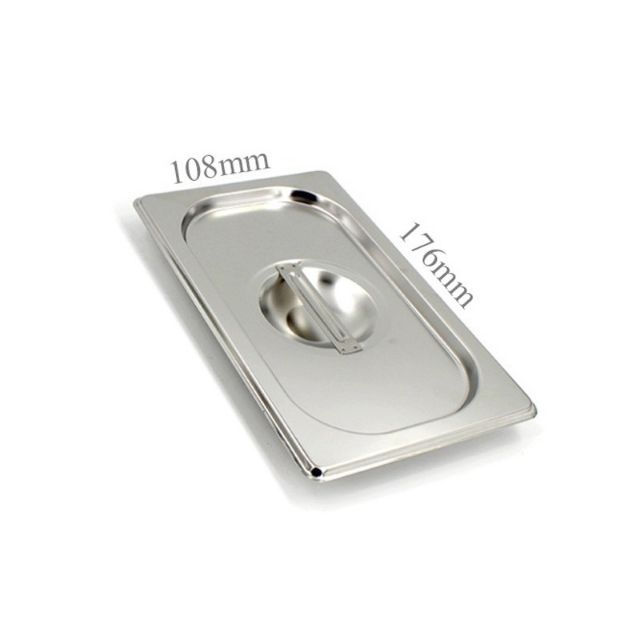 Nắp Khay Inox Đựng Thạch Topping Trà Sữa