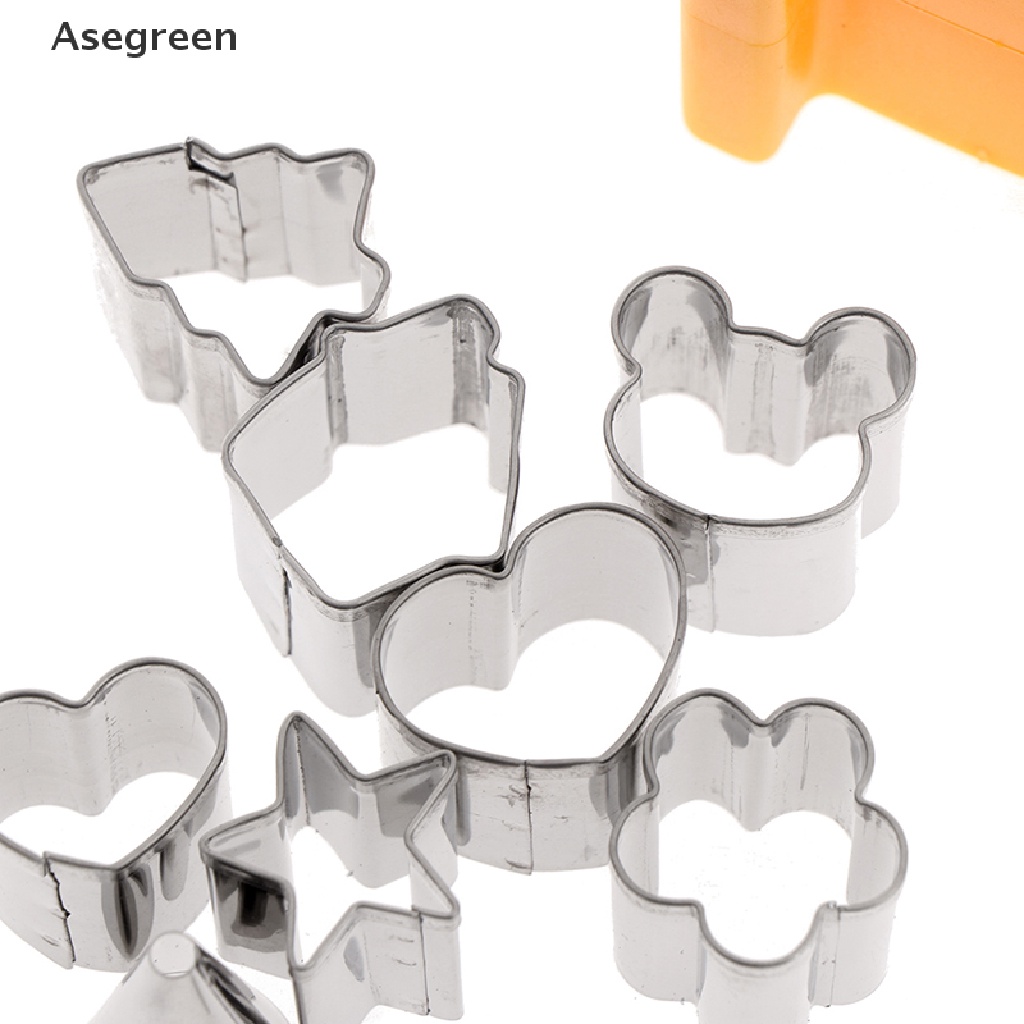 Set 10 Khuôn Cắt Trái Cây Hình Nhím Mini Bằng Thép Không Gỉ