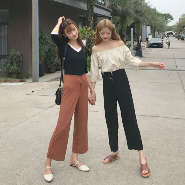 [Có sẵn]Quần cluth dáng lững quần ống rộng ulzzang | BigBuy360 - bigbuy360.vn