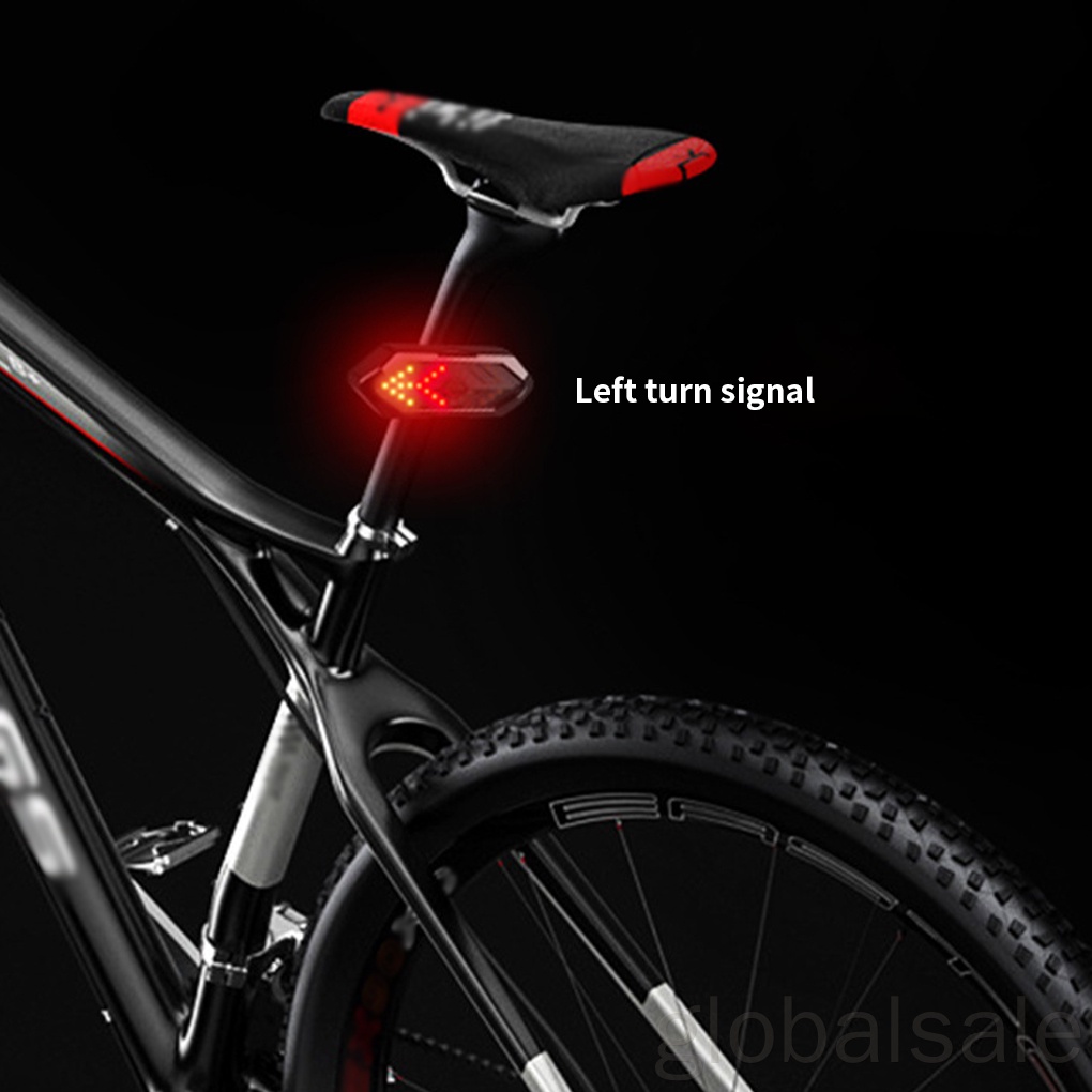 Đèn xi nhan cảnh báo chống thấm nước 60 bóng sạc USB tùy chỉnh tiện lợi cho xe đạp