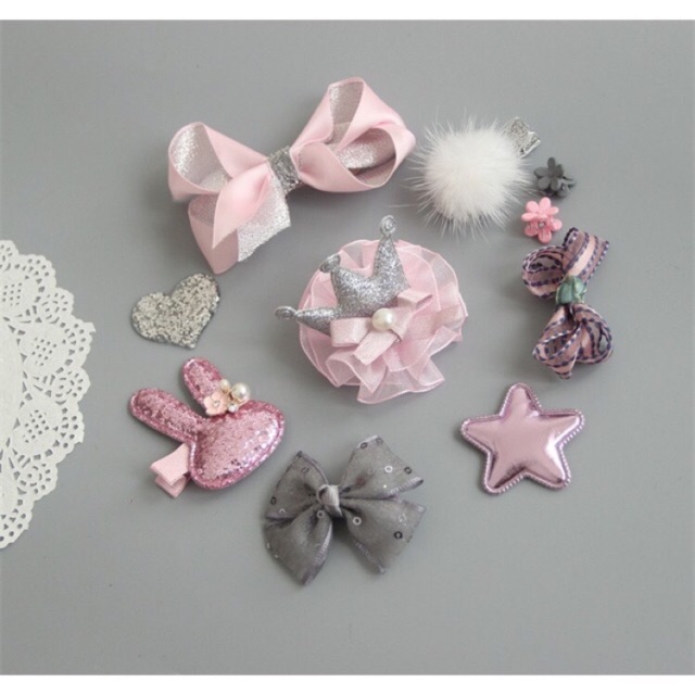 Set 10 kẹp tóc Chicbaby