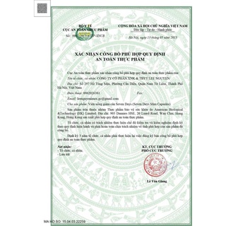 Viên uống giảm cân SevenDay