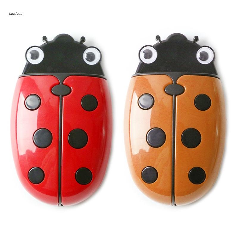 ✿ Giá Đỡ Dụng Cụ Học Tập Hình Con Bọ Rùa Dễ Thương Gắn Tủ Lạnh Tiết Kiệm Không Gian Nhà Bếp