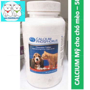1 lọ - Can xi mỹ ) bổ sung canxi khoáng chất chó mèo