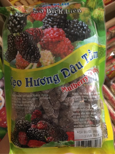 Kẹo ômai dâu Tây và dâu tằm 250g