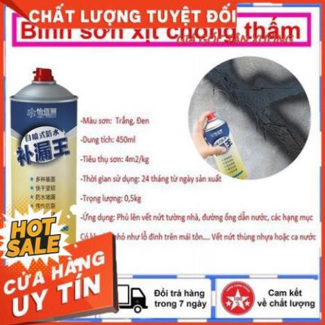 Bình xịt chống thấm, sika chống thấm tường, chống thấm dột dạng sơn xịt sẵn