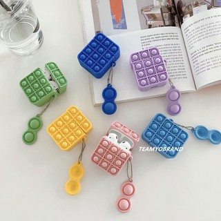 Vỏ Bóng Nhấn Bảo Vệ Hộp Sạc Tai Nghe Airpods 1 / 2 In Pods 12 Inpods 13 Pro I12 13 