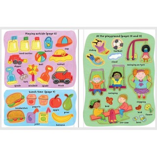 Dính dán - Usborne sticker book - My day
