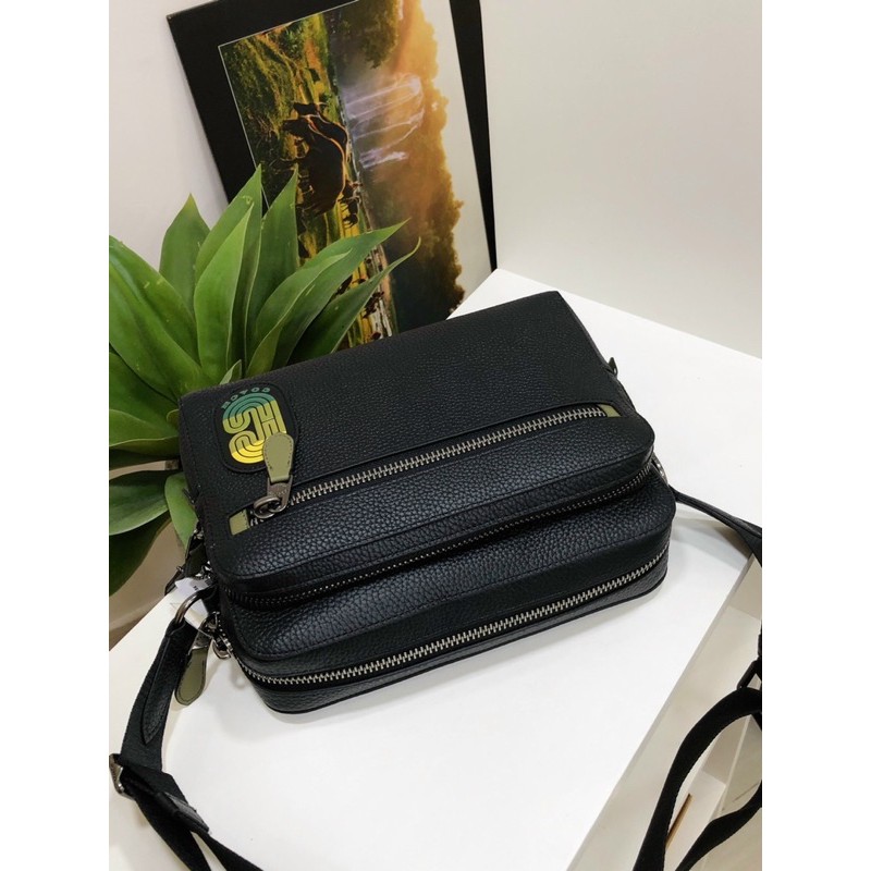 🎀 Sẵn❗️ TÚI COACH DA ĐEO CHÉO NAM F89964