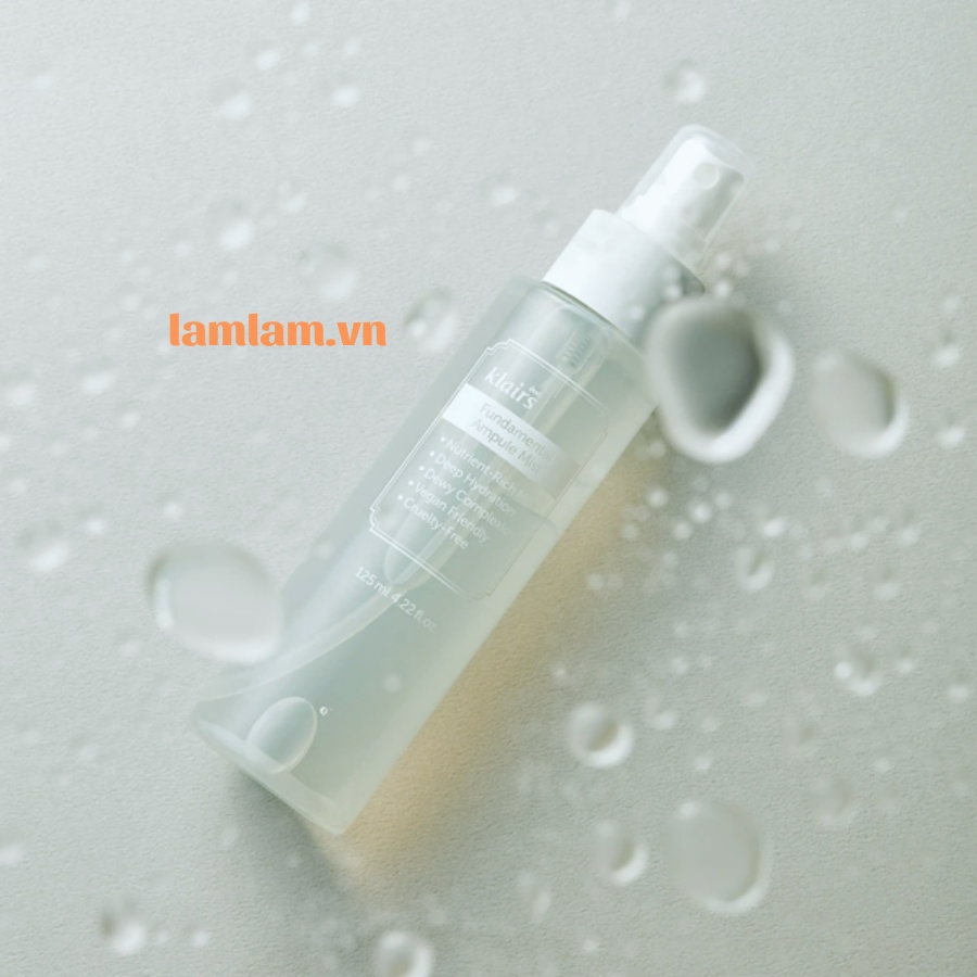 Xịt Khoáng Tinh Chất Klairs Fundamental Ampule Mist 125ml Fundamental Ampule Mist