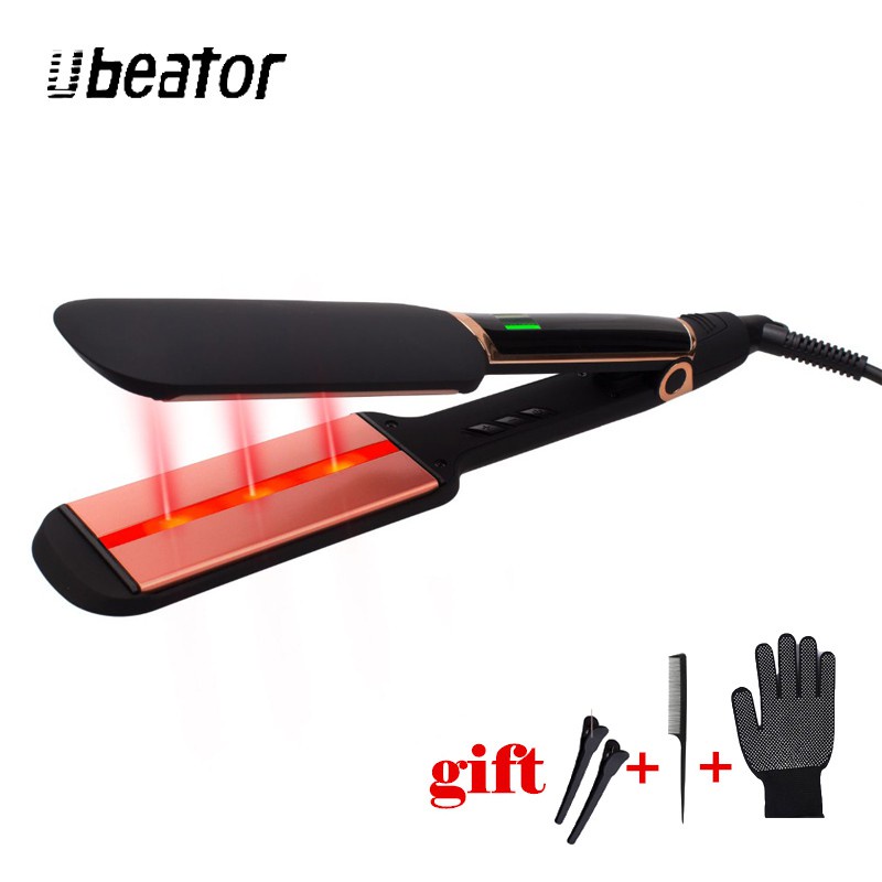 Ubeator Máy Duỗi Tóc Hồng Ngoại Bằng Sứ Ceramic Chuyên Nghiệp
