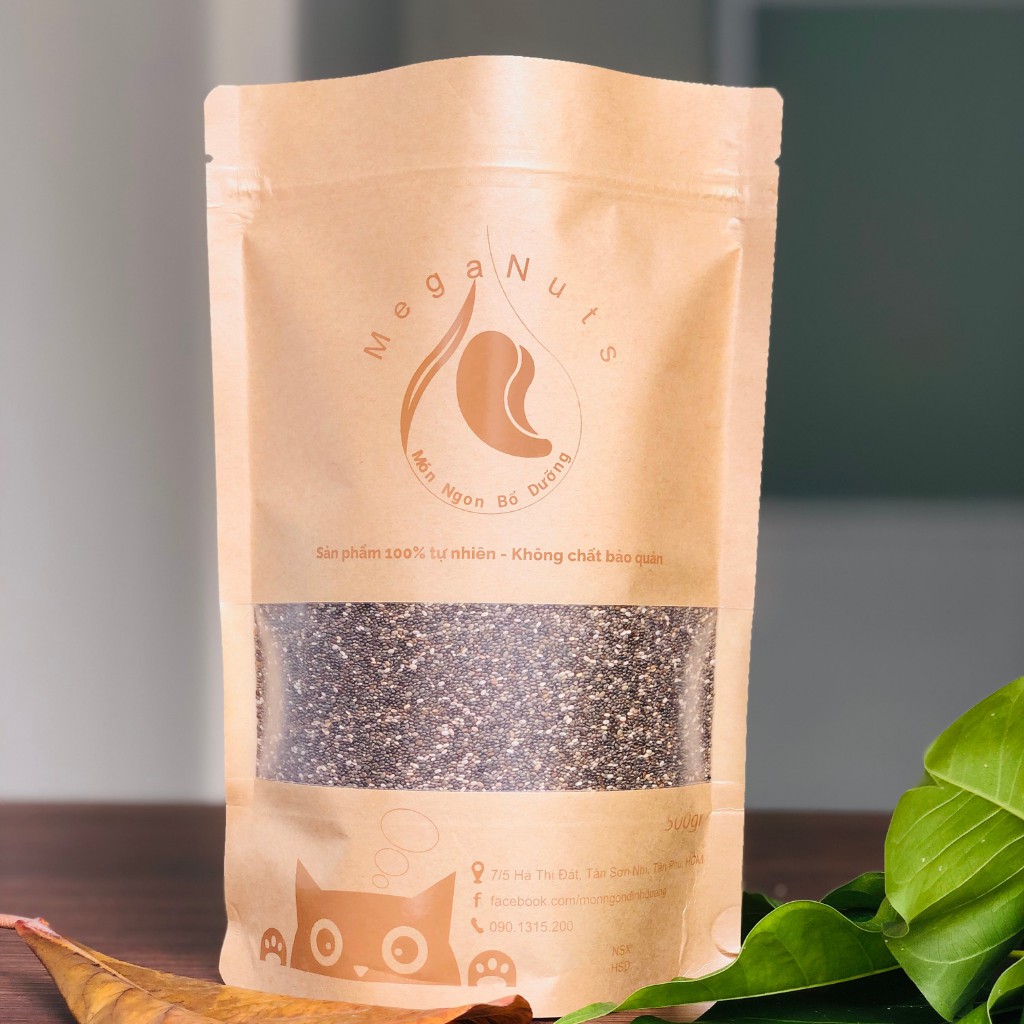 Hạt chia đen hữu cơ nhập khẩu (Mỹ/Úc) - Hạt chia đen ORGANIC túi 250gr/500gr hạn sử dụng 12 tháng