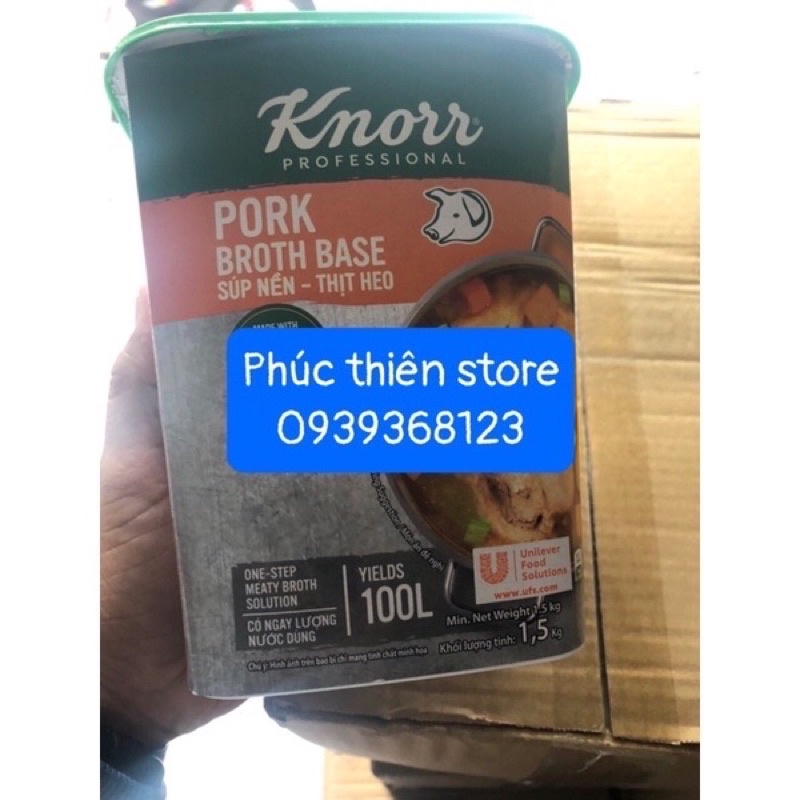 SÚP NỀN THỊT HEO KNORR 1.5 KG