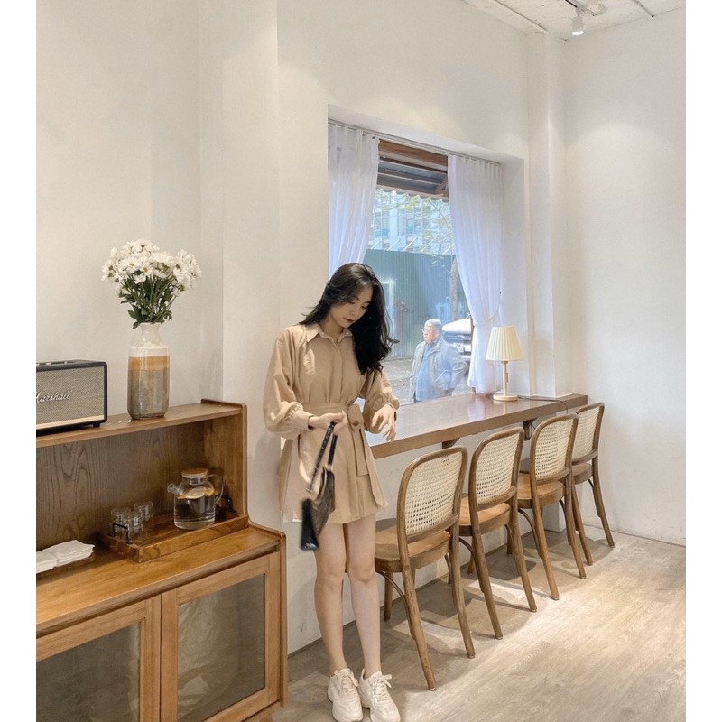 SET ÁO SƠMI CV XẾP LI KEM - TRẮNG - ĐEN 3 MÀU | BigBuy360 - bigbuy360.vn