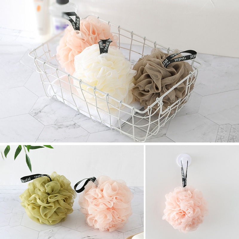 Bông Tắm Tạo Bọt Mềm Mại Làm Sạch Sâu Tiện Dụng