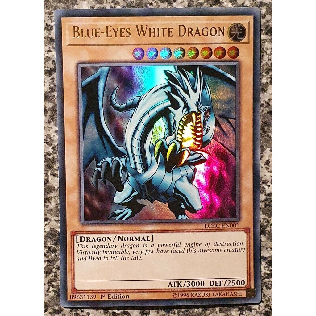 Bài Yugioh - Blue Eyes White Dragon CT14 MGED LCKC KABC (Premium Gold/ Ultra Rare/ Secret Rare) # Rồng Trắng Mắt Xanh