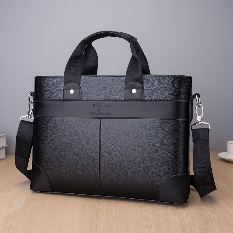 Túi da đeo vai đựng máy tính 47cm thời trang công sở cho nam | BigBuy360 - bigbuy360.vn
