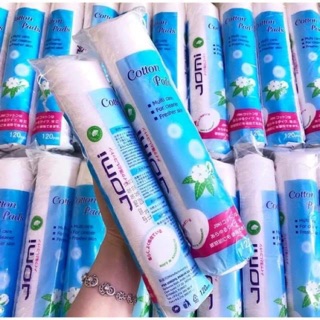 Bông tẩy trang Jomi 100% cotton gói 120 miếng