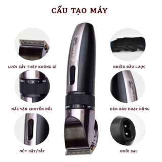Tông đơ cắt tóc CODOL 531 Hàn Quốc [ Hàng Chất Lượng Cao ,Máy Êm , Lưỡi Sắc ]