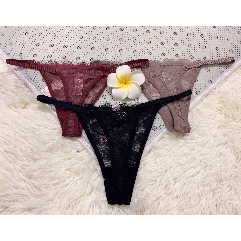 Quần Lót Nữ Ren Lọt Khe Chun Hông Đính Nơ Siêu Sexy  (BẦU BÍ NHỎ BON CHEN) QL8001