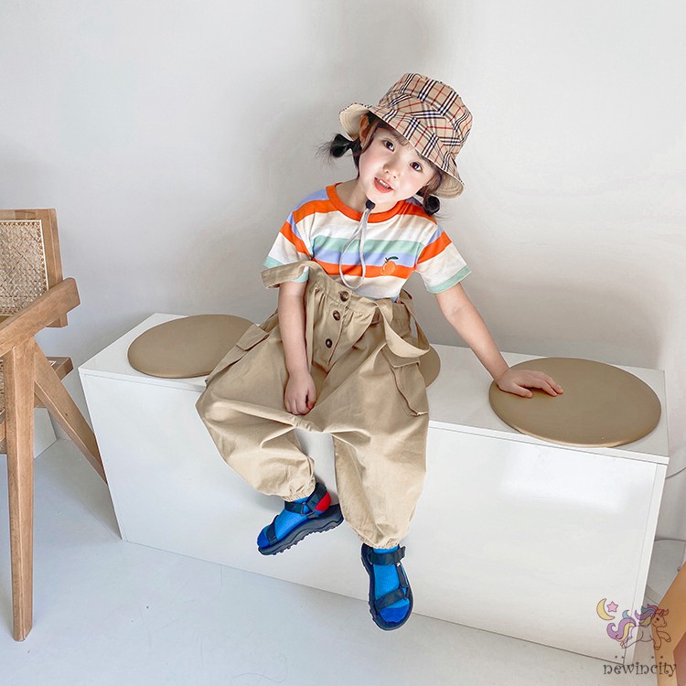 Mũ Tai Bèo Họa Tiết Caro Cho Bé Gái