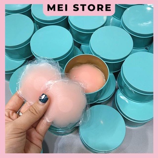 Miếng dán ngực silicon hộp sắt (5 đôi)