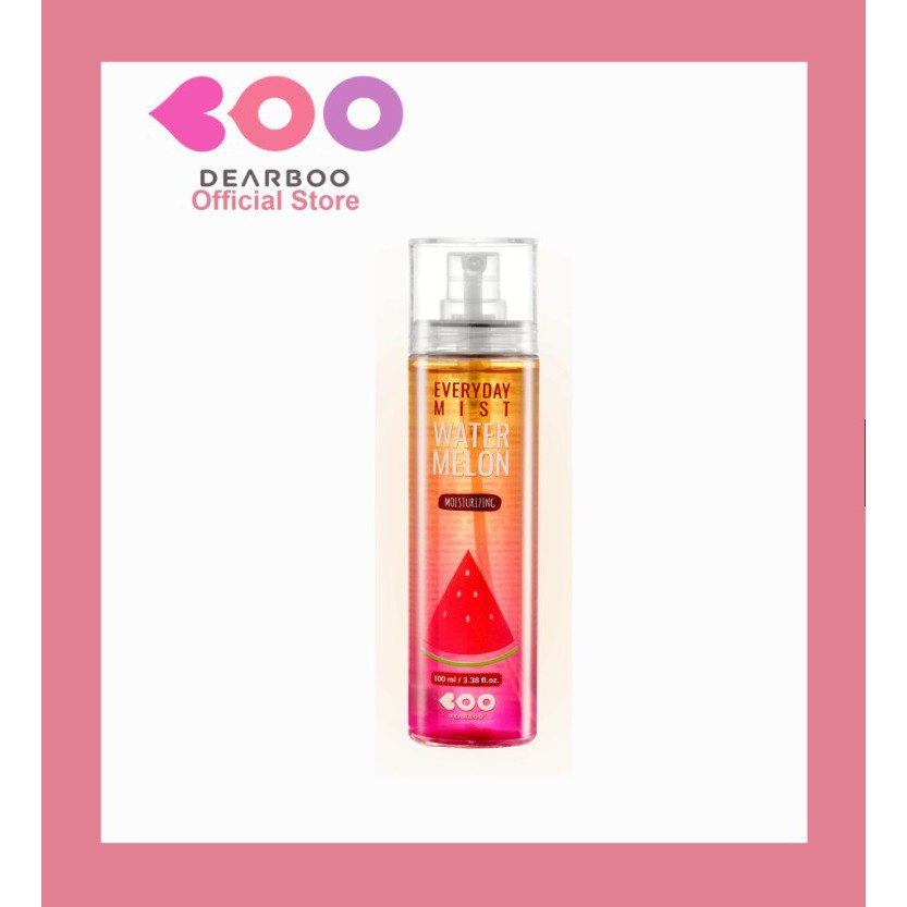 Xịt khoáng dưỡng ẩm Dearboo Watermelon Everyday Mist 100ml - Hàng Mẫu