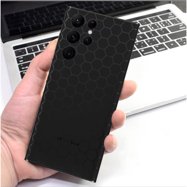 Miếng dán film cao cấp skin lưng tổ ong , hoạ tiết kính vỡ Samsung Galaxy S22 Ultra / S21 Ultra / Note 20 Ultra