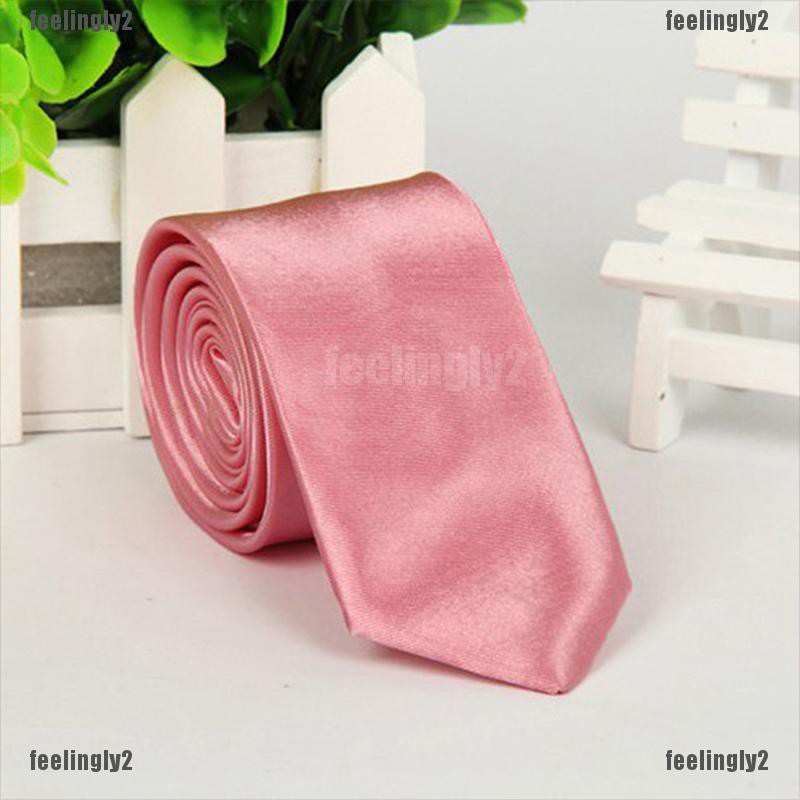 ❤Mặt Trời❤ Cà Vạt Lụa Trơn Thời Trang Cá Tính Trẻ Trung Cho Nam 22 Màu Lựa