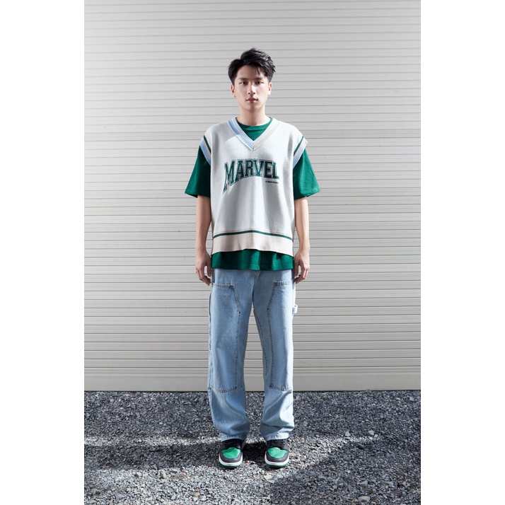 Áo Gile BOO Vải Len Cao Cấp Thêu Logo Marvel BZL