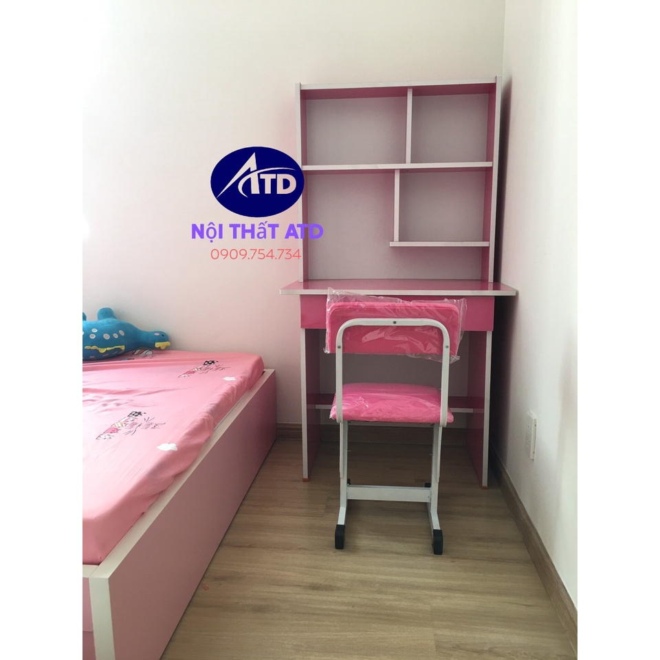 Bàn học sinh giá rẻ, bàn học sinh tiểu học ván okal nhiều màu cho bé