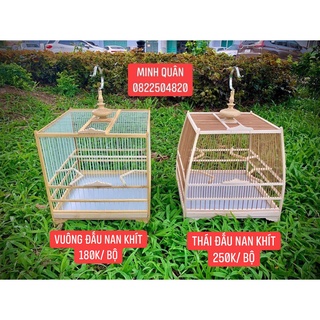 Khung gỗ lồng chào mào tự ghép thái đấu nan khít